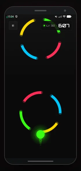 Level 32 gameplay — 4 colors